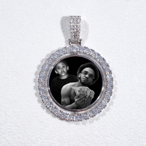 3D Spinning 2-Faced Custom Picture Pendant