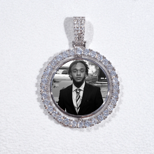 3D Spinning 2-Faced Custom Picture Pendant