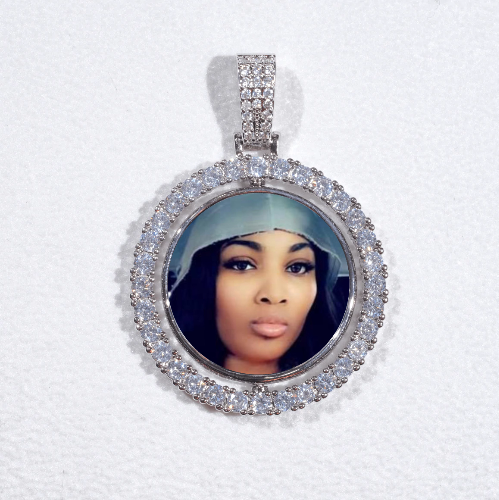 3D Spinning 2-Faced Custom Picture Pendant