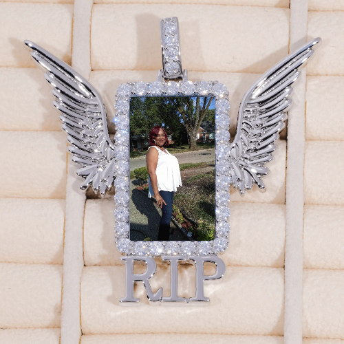 RIP WING 3D CUSTOM PICTURE PENDANT
