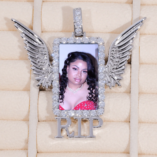 RIP WING 3D CUSTOM PICTURE PENDANT