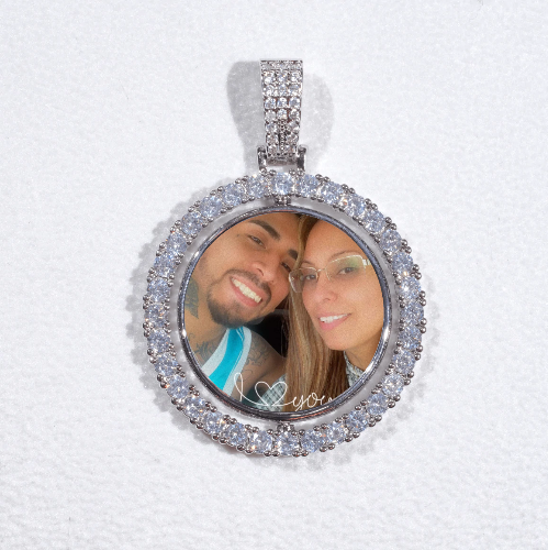 3D Spinning 2-Faced Custom Picture Pendant