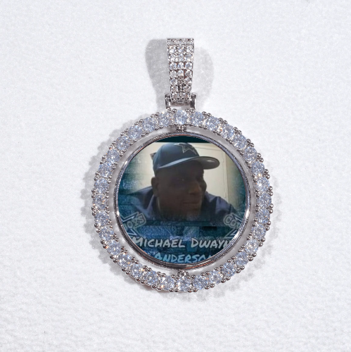 3D Spinning 2-Faced Custom Picture Pendant