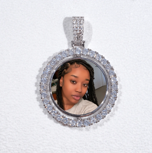 3D Spinning 2-Faced Custom Picture Pendant