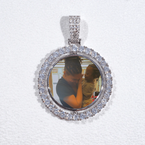 3D Spinning 2-Faced Custom Picture Pendant