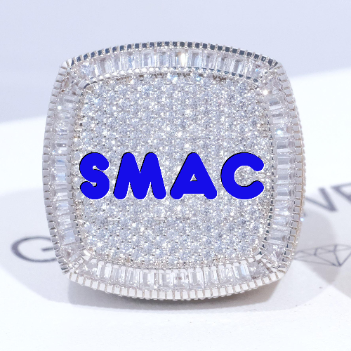 CUSTOM LETTER 3D ICED RING