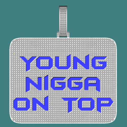 CUSTOM LETTER NECKLACE 3D BIG SQUARE