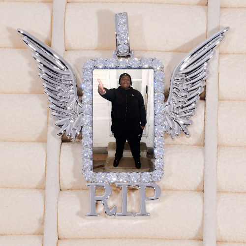 RIP WING 3D CUSTOM PICTURE PENDANT