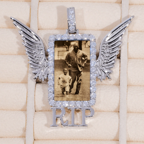 RIP WING 3D CUSTOM PICTURE PENDANT