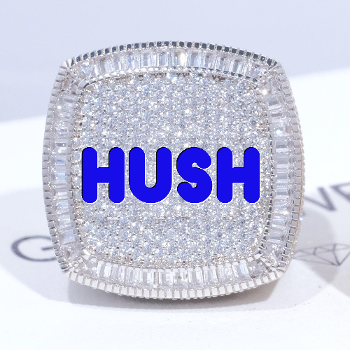 CUSTOM LETTER 3D ICED RING
