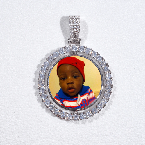 3D Spinning 2-Faced Custom Picture Pendant