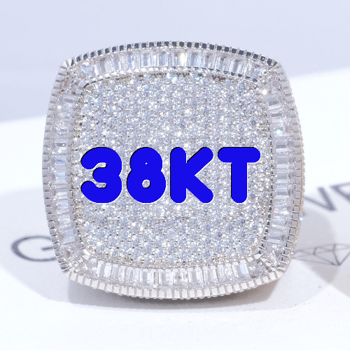 CUSTOM LETTER 3D ICED RING