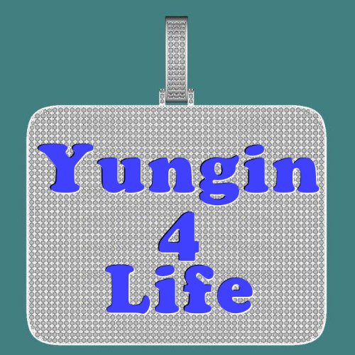 CUSTOM LETTER NECKLACE 3D BIG SQUARE
