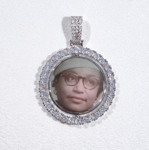 3D Spinning 2-Faced Custom Picture Pendant