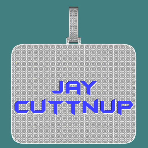 CUSTOM LETTER NECKLACE 3D BIG SQUARE