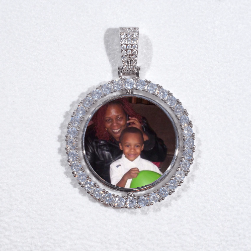 3D Spinning 2-Faced Custom Picture Pendant