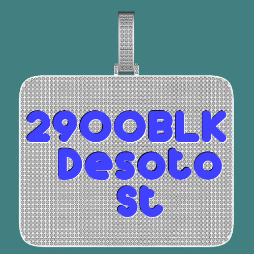 CUSTOM LETTER NECKLACE 3D BIG SQUARE