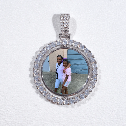 3D Spinning 2-Faced Custom Picture Pendant