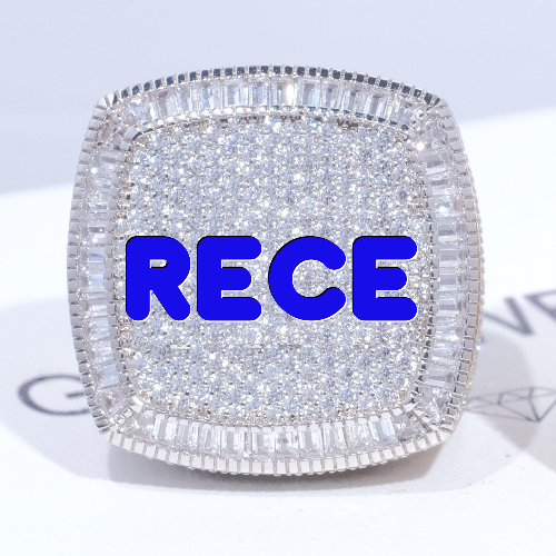 CUSTOM LETTER 3D ICED RING