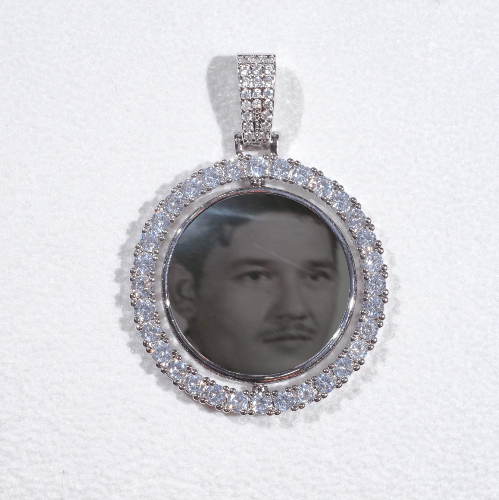 3D Spinning 2-Faced Custom Picture Pendant