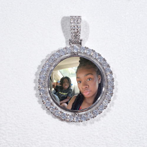 3D Spinning 2-Faced Custom Picture Pendant