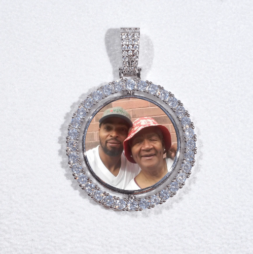 3D Spinning 2-Faced Custom Picture Pendant