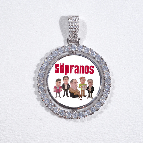 3D Spinning 2-Faced Custom Picture Pendant