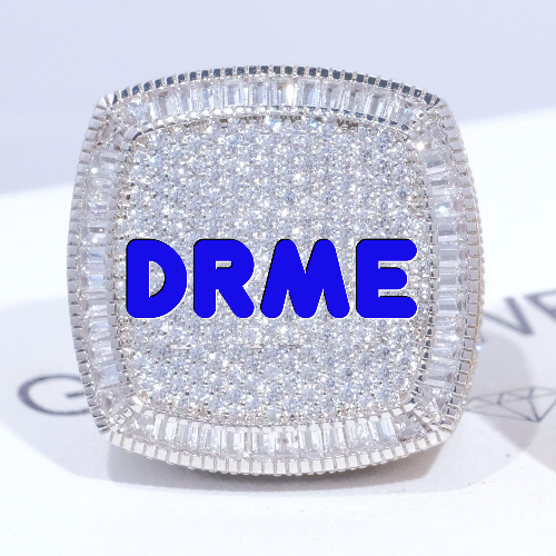 CUSTOM LETTER 3D ICED RING