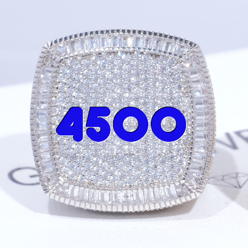 CUSTOM LETTER 3D ICED RING