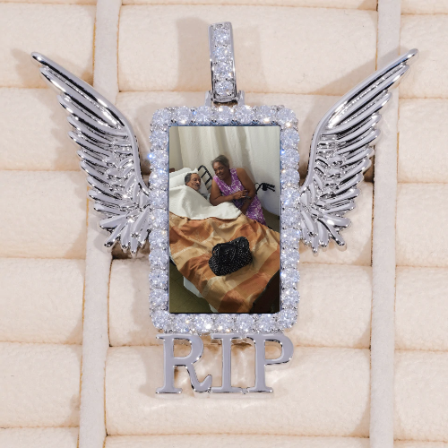 RIP WING 3D CUSTOM PICTURE PENDANT