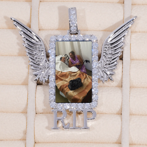 RIP WING 3D CUSTOM PICTURE PENDANT