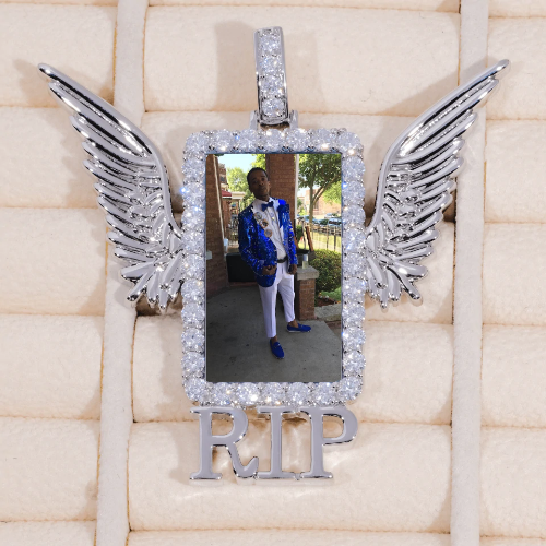 RIP WING 3D CUSTOM PICTURE PENDANT
