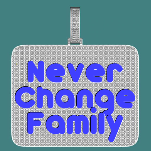 CUSTOM LETTER NECKLACE 3D BIG SQUARE