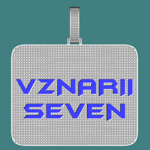 CUSTOM LETTER NECKLACE 3D BIG SQUARE