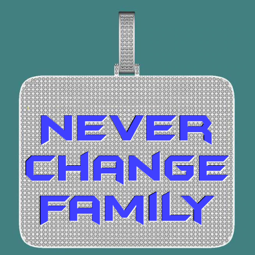CUSTOM LETTER NECKLACE 3D BIG SQUARE