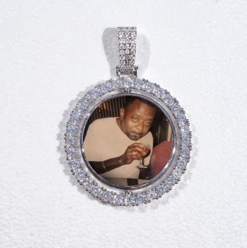 3D Spinning 2-Faced Custom Picture Pendant