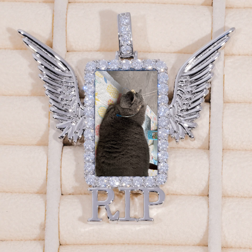 RIP WING 3D CUSTOM PICTURE PENDANT