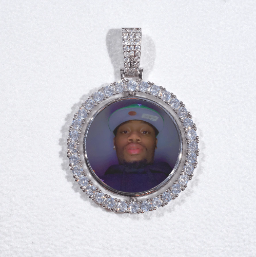 3D Spinning 2-Faced Custom Picture Pendant