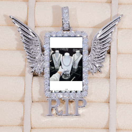 RIP WING 3D CUSTOM PICTURE PENDANT