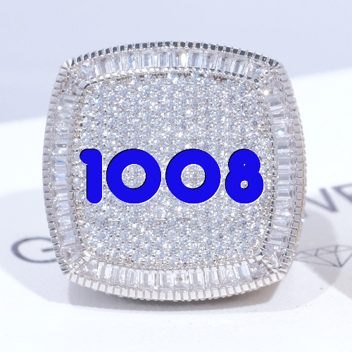 CUSTOM LETTER 3D ICED RING