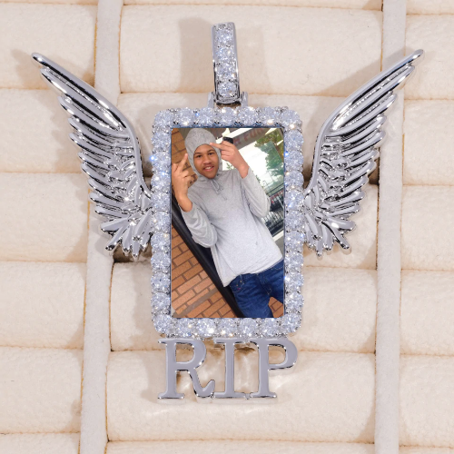RIP WING 3D CUSTOM PICTURE PENDANT