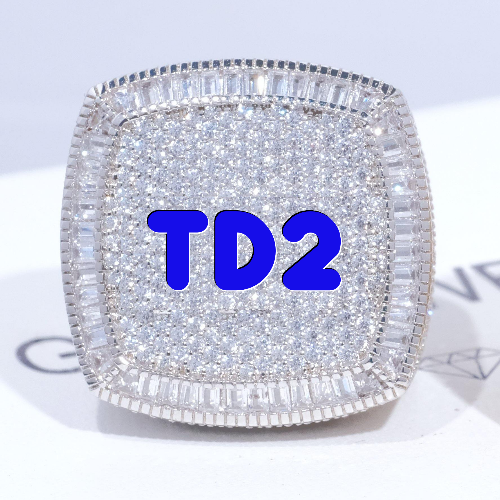 CUSTOM LETTER 3D ICED RING