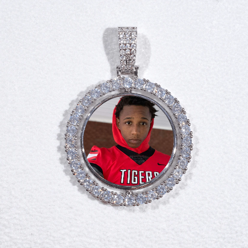 3D Spinning 2-Faced Custom Picture Pendant