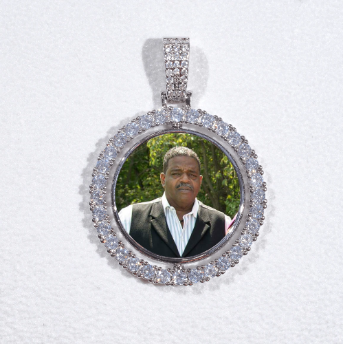 3D Spinning 2-Faced Custom Picture Pendant
