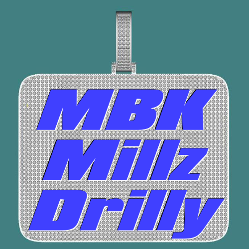 CUSTOM LETTER NECKLACE 3D BIG SQUARE