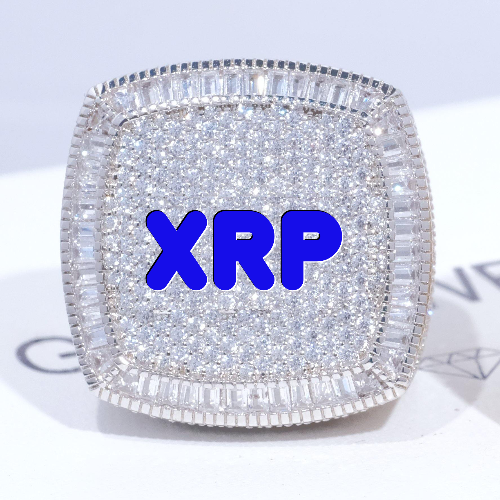 CUSTOM LETTER 3D ICED RING