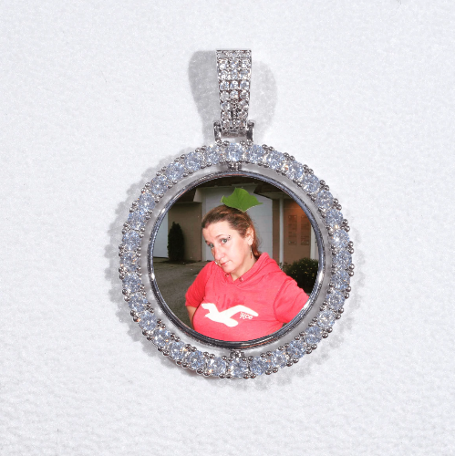 3D Spinning 2-Faced Custom Picture Pendant