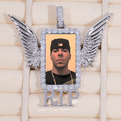 RIP WING 3D CUSTOM PICTURE PENDANT