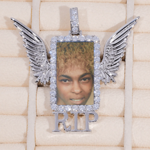 RIP WING 3D CUSTOM PICTURE PENDANT