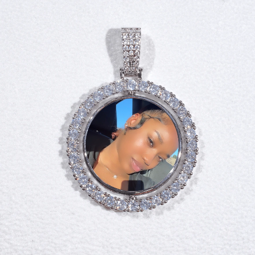 3D Spinning 2-Faced Custom Picture Pendant